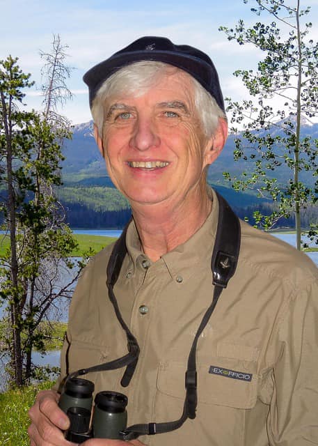 Colorado birding extroidenaire Joe Roller. Photo by Tom Wilberding.